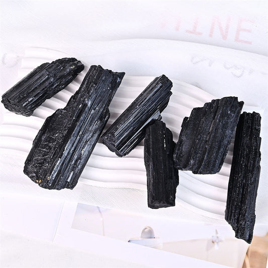Black Tourmaline Raw Stone-1KG