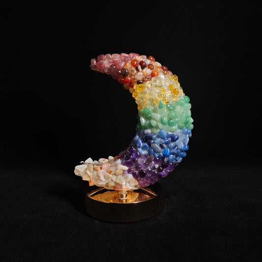 Rainbow Tumbled Stone Lamp Night Lights