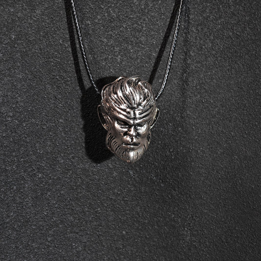 Black Mythology Monkey King Pendant Necklace