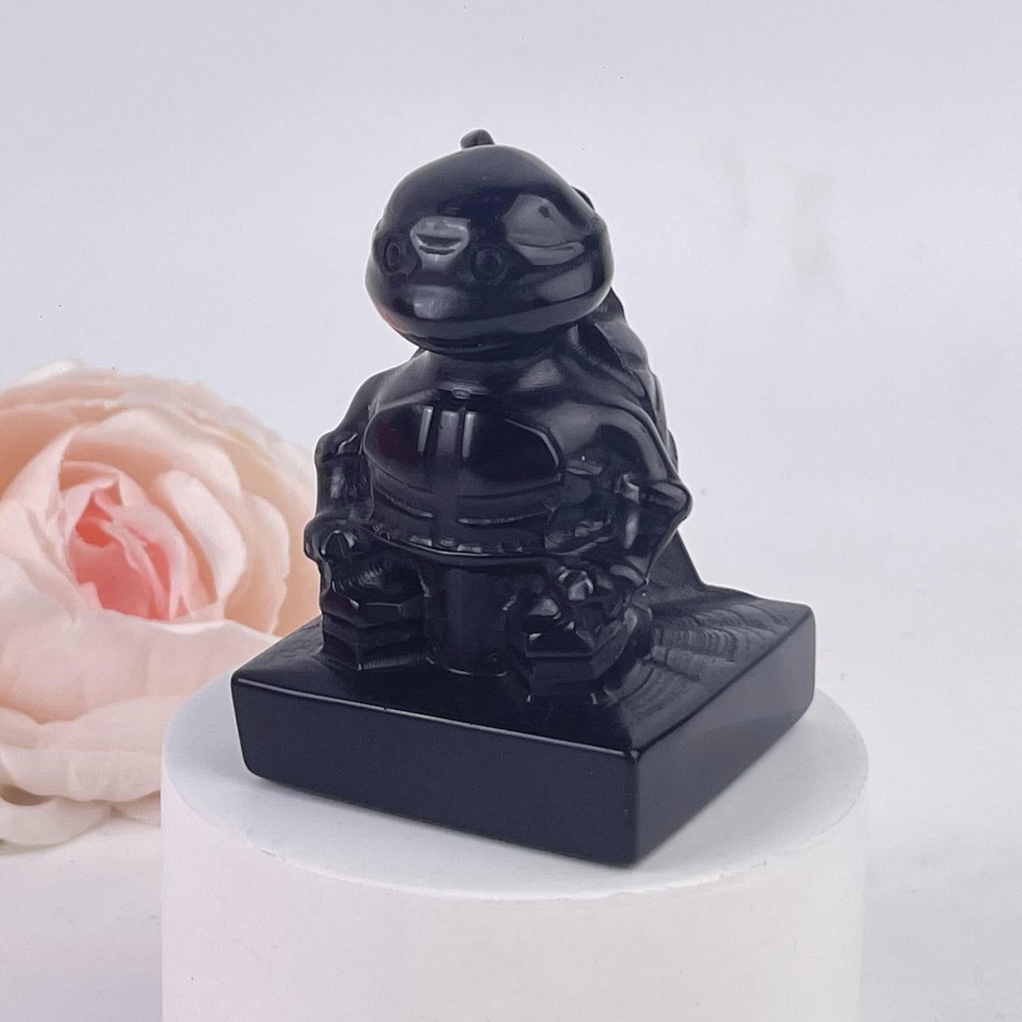 Black obsidian tortoise
