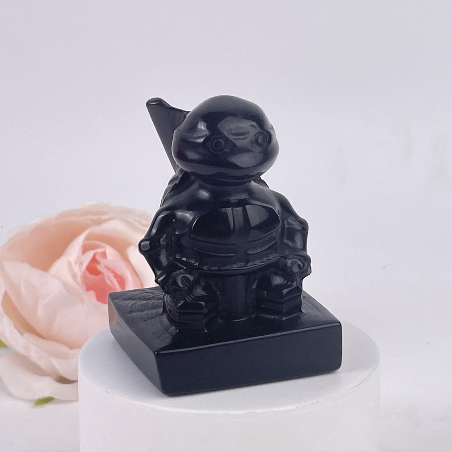 Black obsidian tortoise