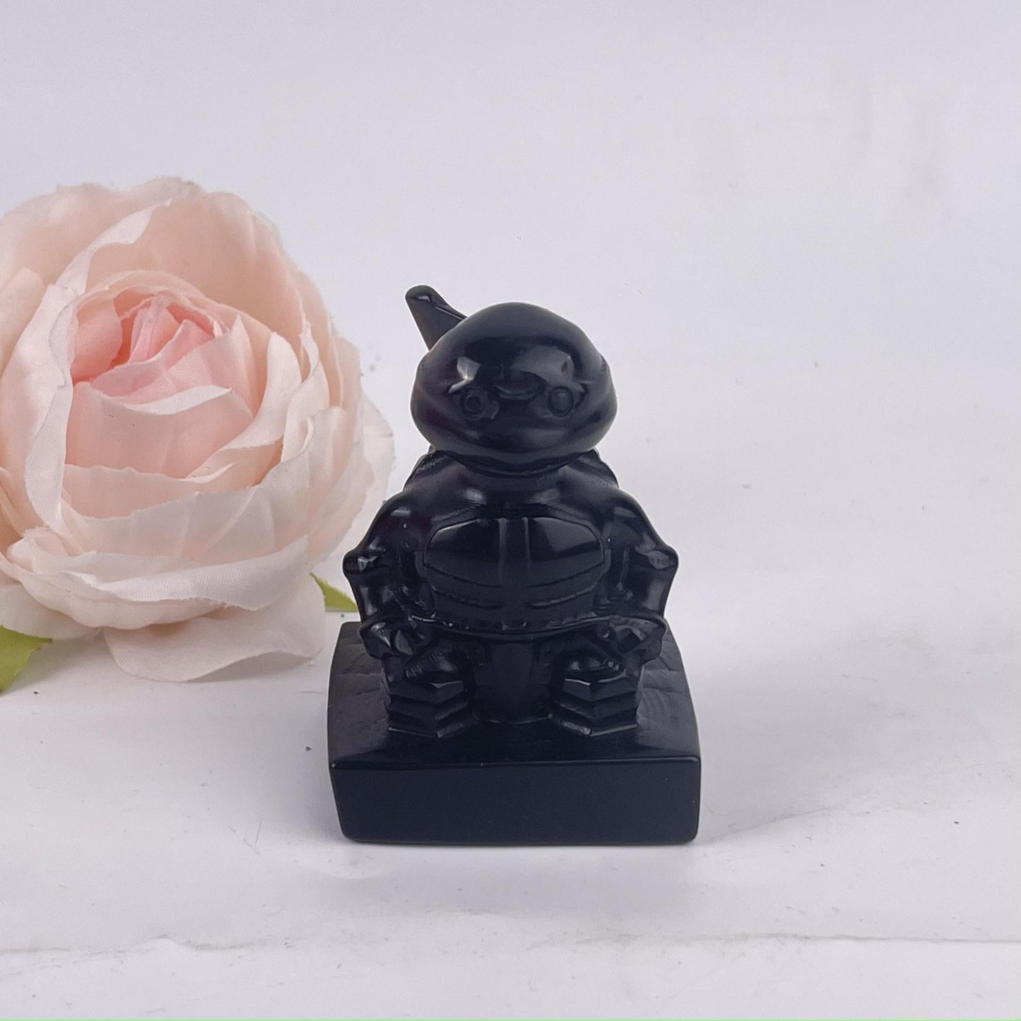 Black obsidian tortoise