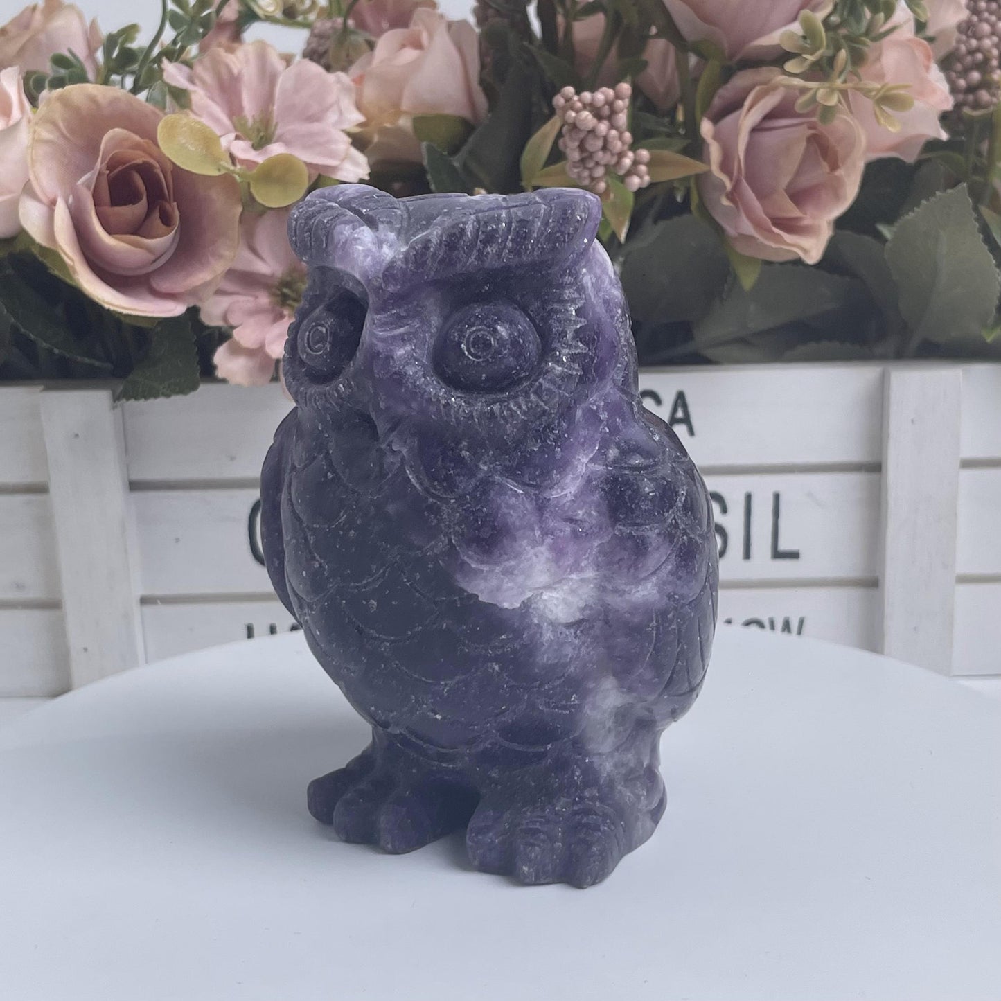 Dream amethyst owl