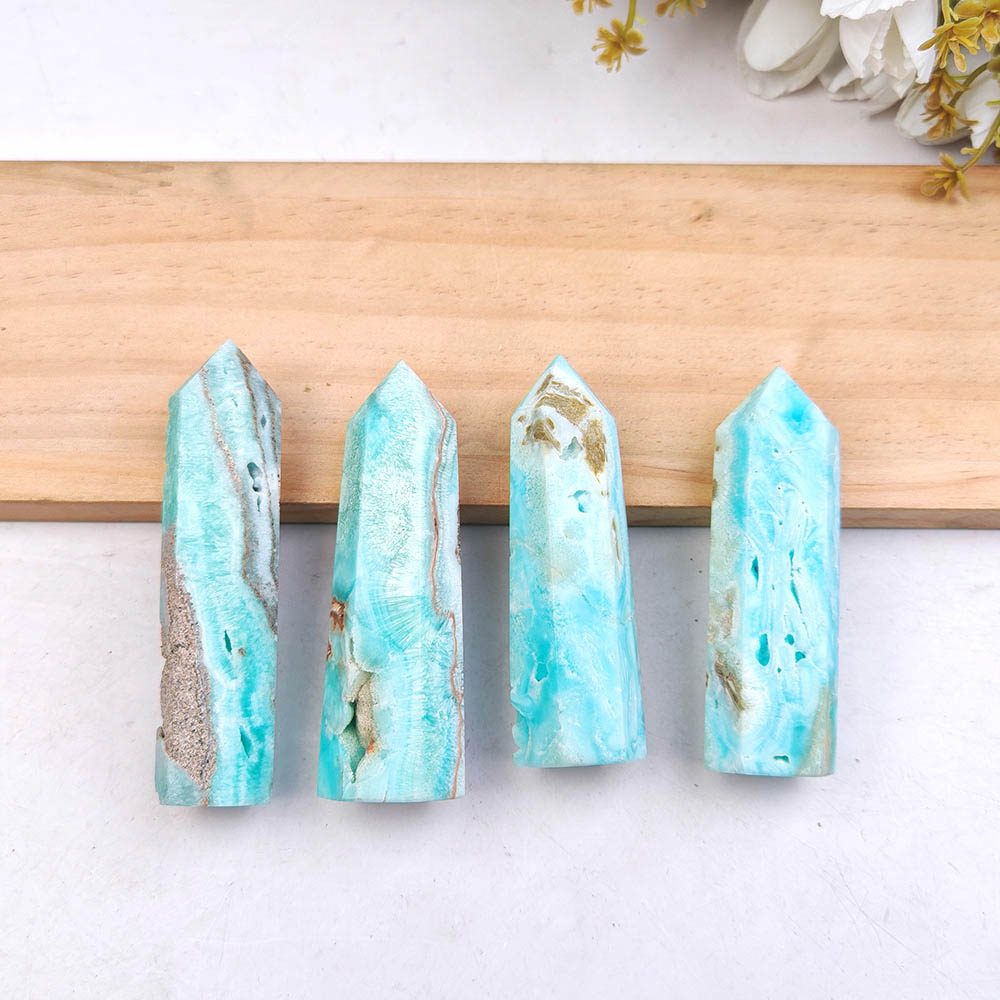 Hemimorphite Crystal Point Tower-1KG