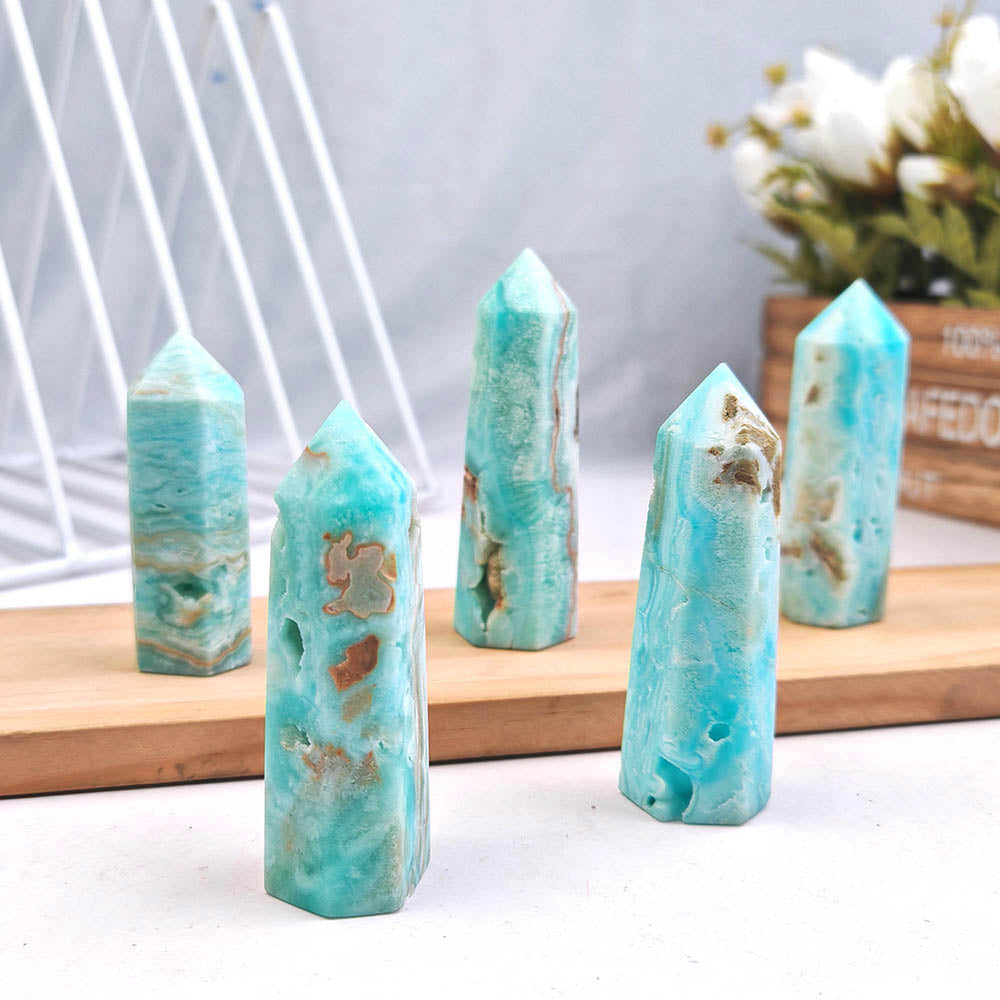 Hemimorphite Crystal Point Tower-1KG