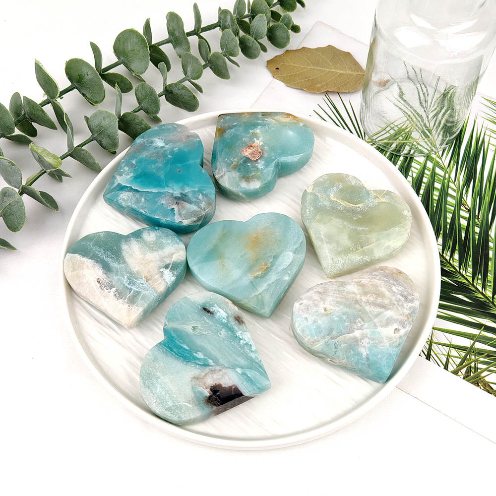 Amazonite Crystal Heart-1KG