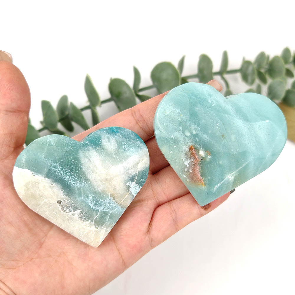 Amazonite Crystal Heart-1KG