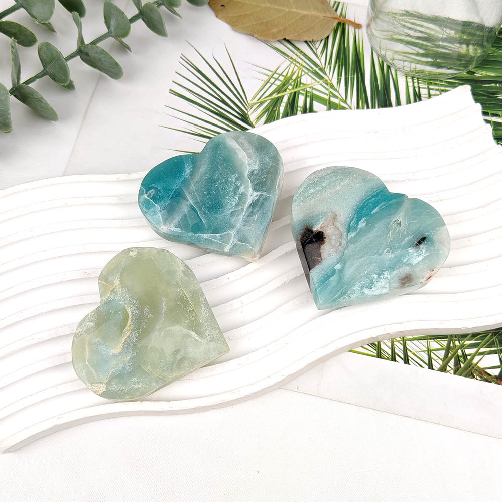 Amazonite Crystal Heart-1KG
