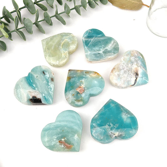 Amazonite Crystal Heart-1KG