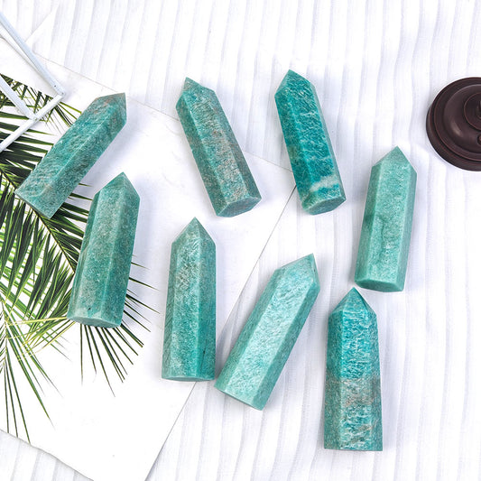 Amazonite Crystal Point Tower-1KG