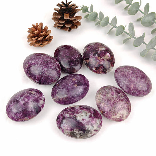 Lepidolite Palm Stone-1KG