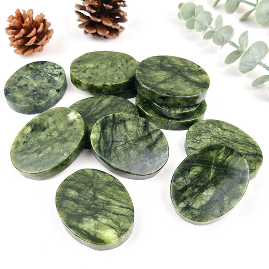 Xiuyan Jade Plat Palm Stone-1KG