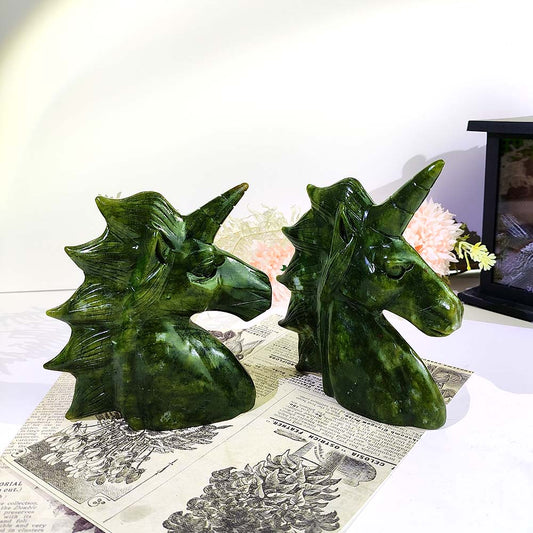 Xiuyan Jade Unicorn Carving