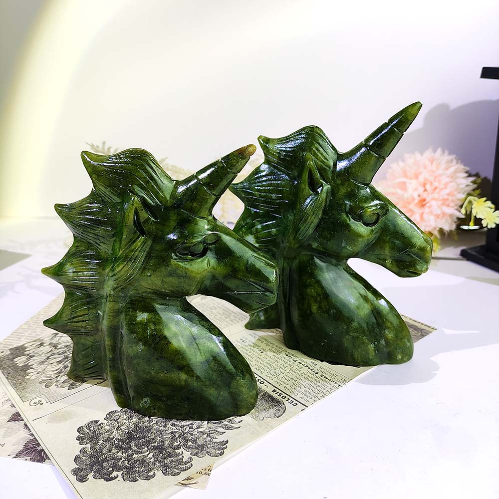 Xiuyan Jade Unicorn Carving