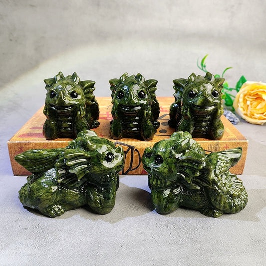 Xiuyan Jade Dragon Carving