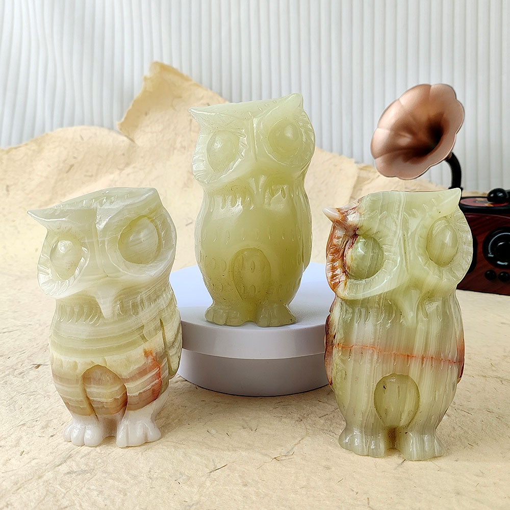 Afghan Jade Owl Carving-1KG
