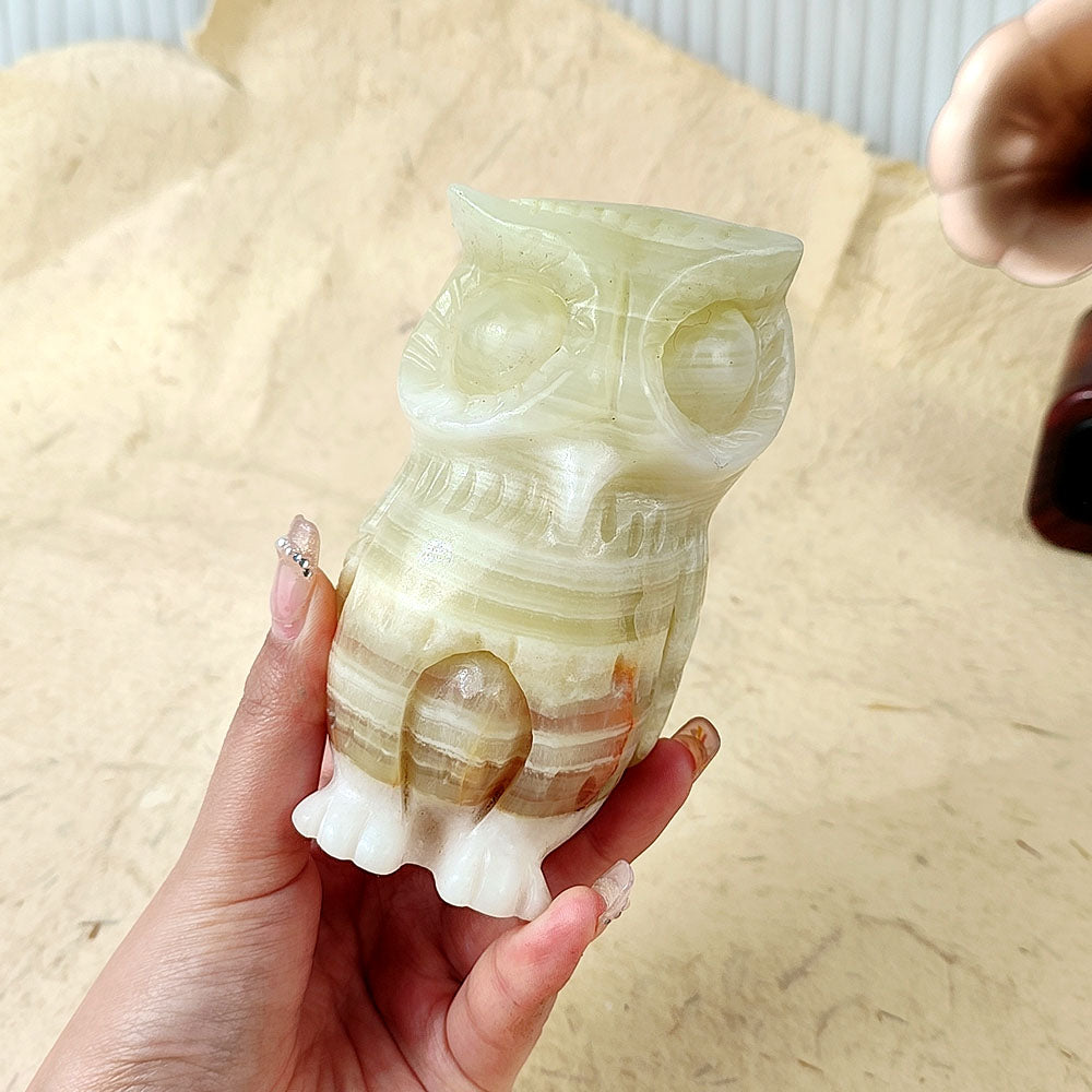 Afghan Jade Owl Carving-1KG
