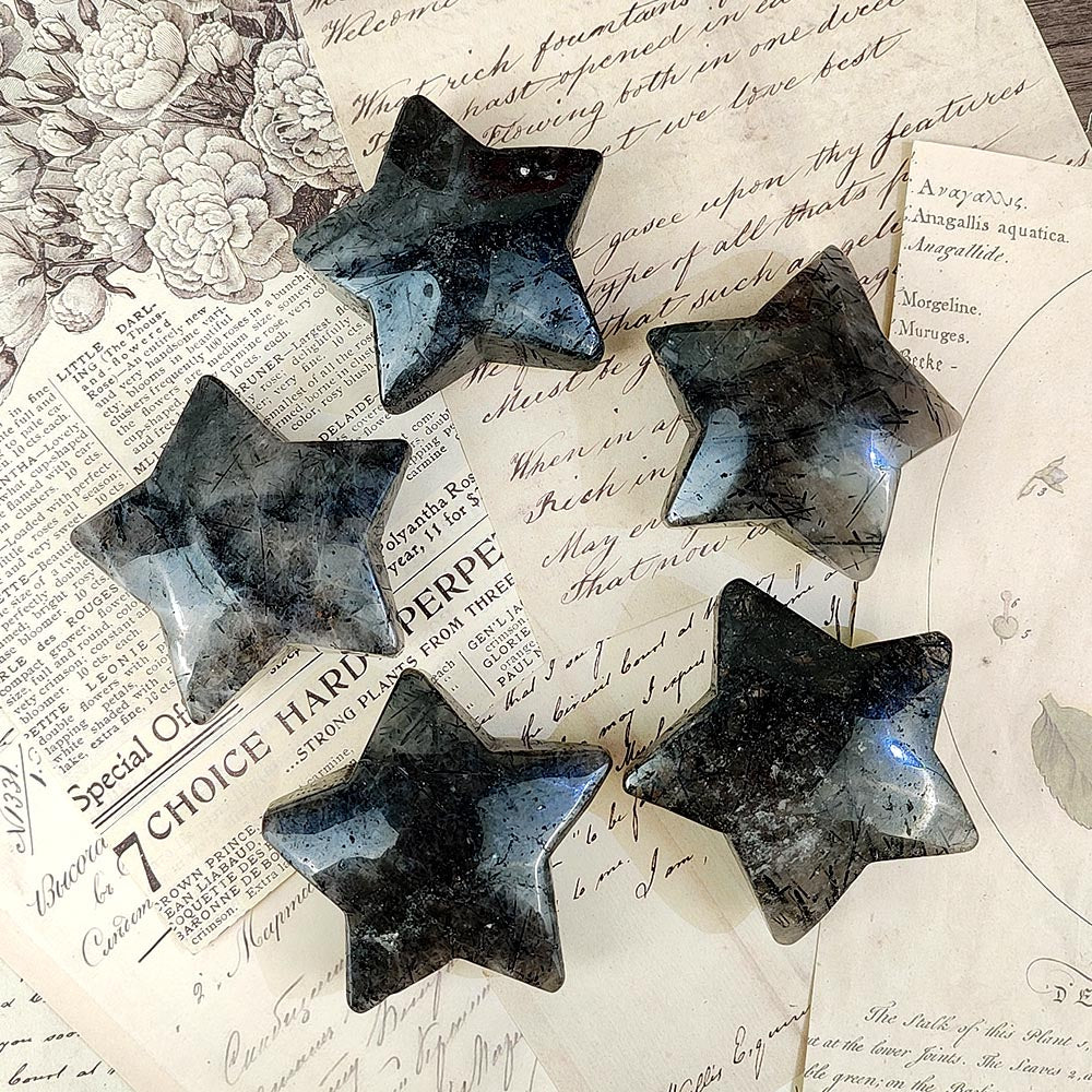 Black Rutilated Quartz Star Ornament-1KG