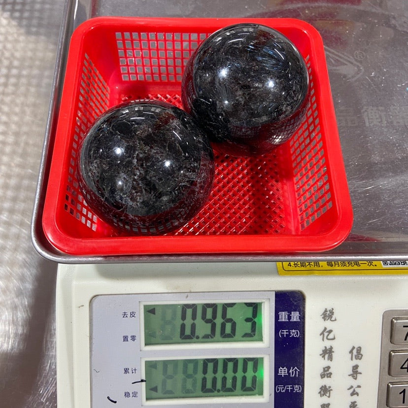 1kg Wholesale Astrophyllite sphere