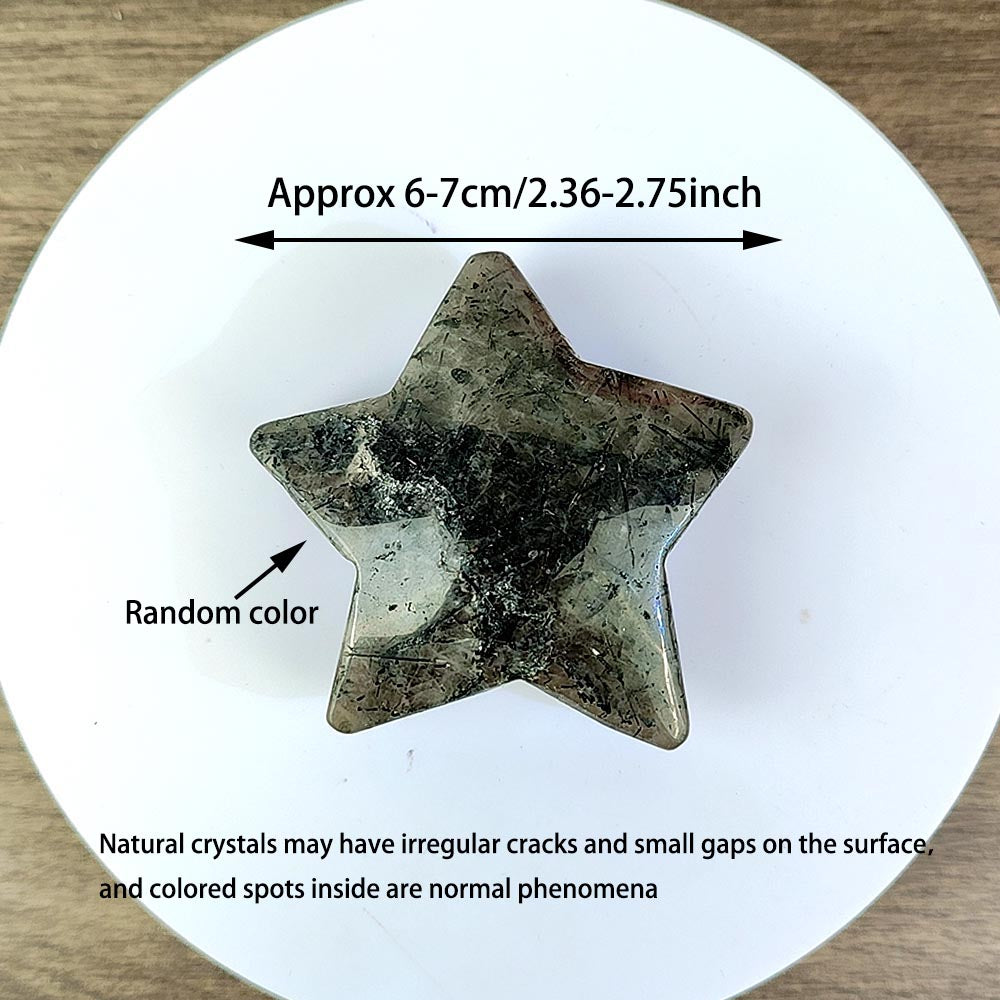 Black Rutilated Quartz Star Ornament-1KG