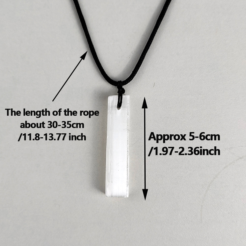 White Selenite Pendant