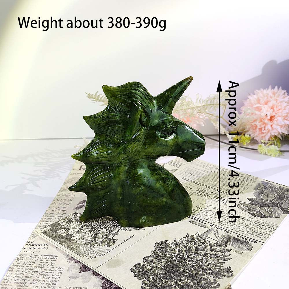 Xiuyan Jade Unicorn Carving