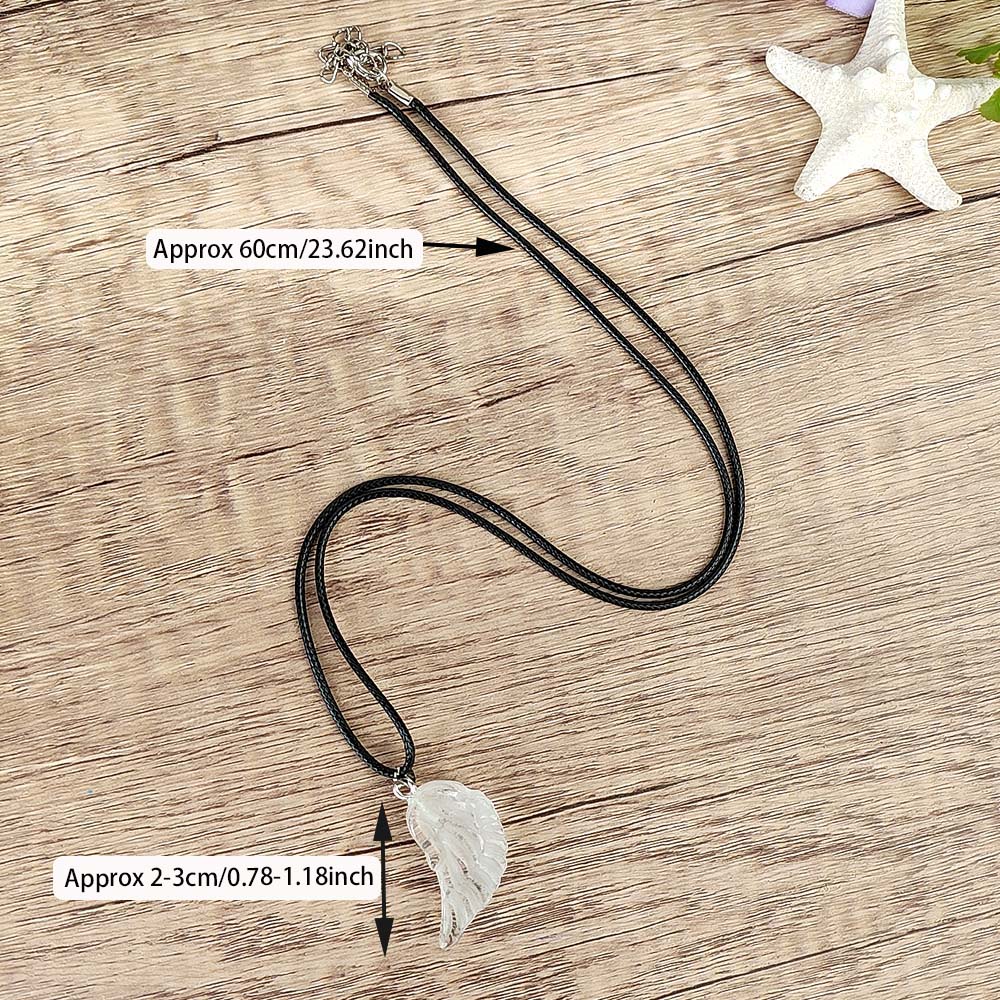 Clear Quartz Wing Pendant