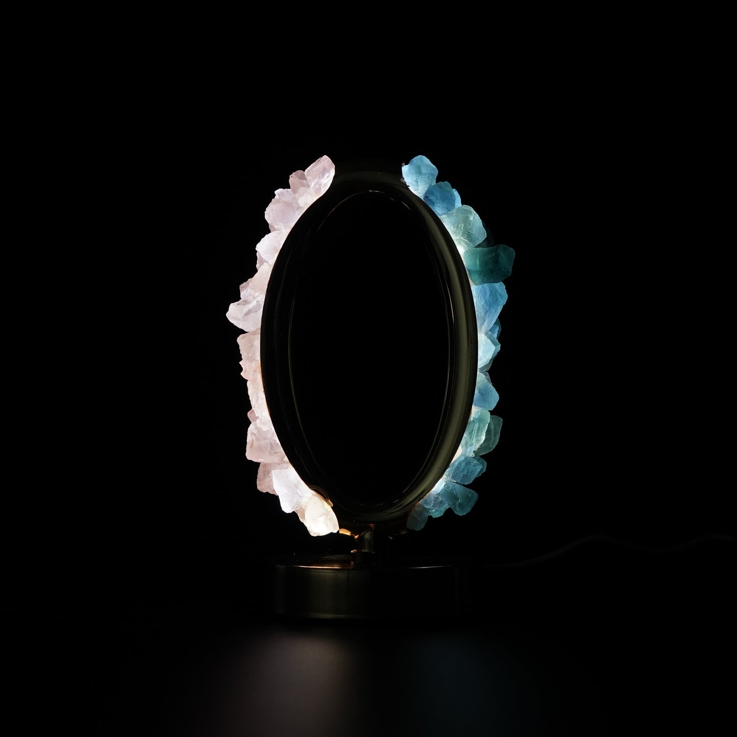 "0" Shape Crystal Lamp