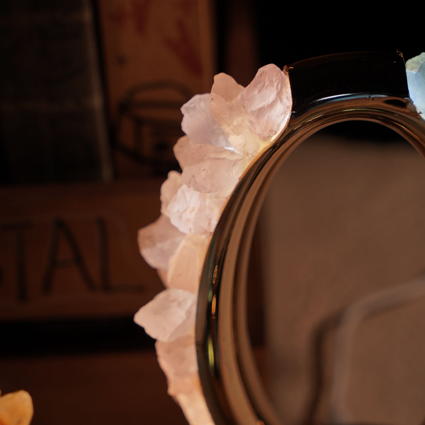 "0" Shape Crystal Lamp