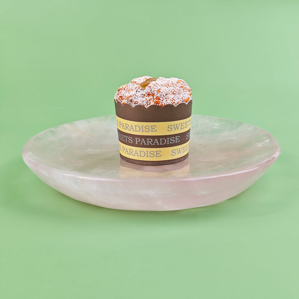 Hand Carvde Rose Quartz Plate in Different Size For Decor And Gift