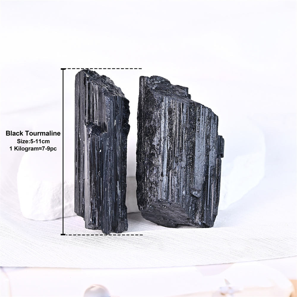 Black Tourmaline Raw Stone-1KG