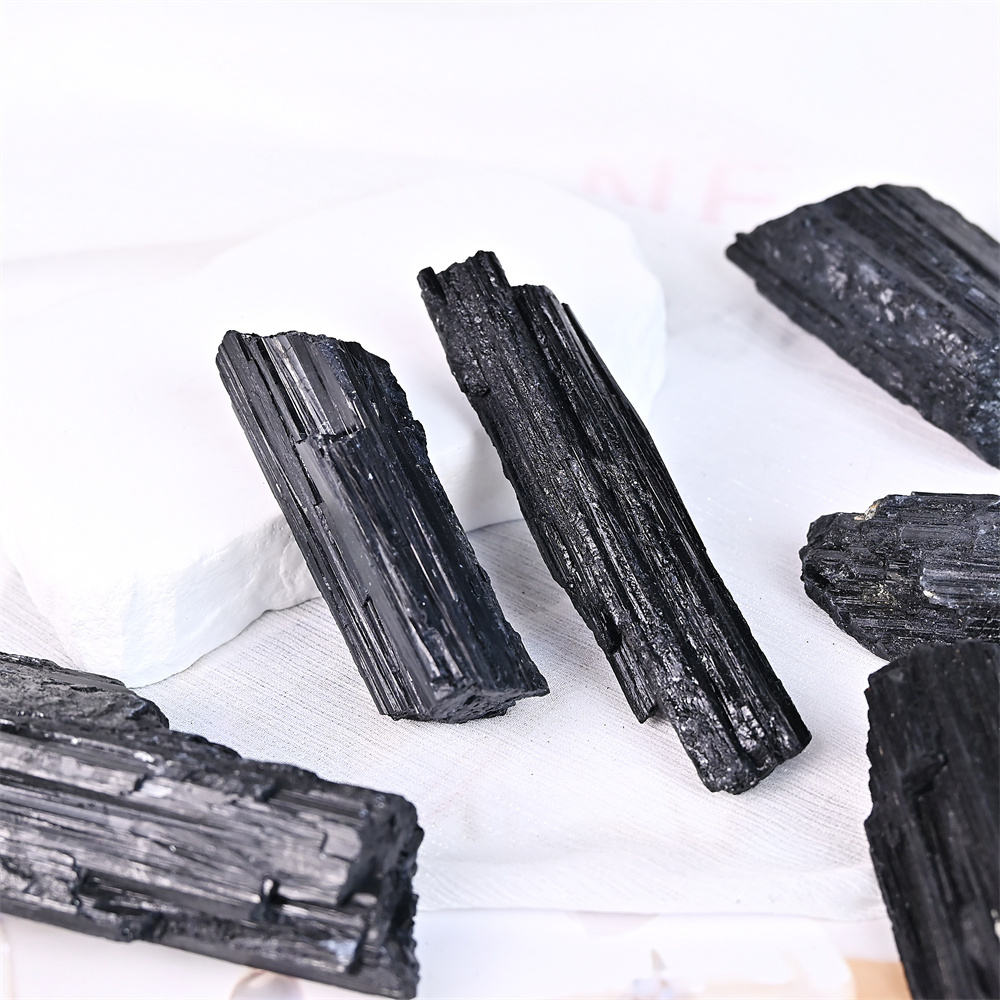 Black Tourmaline Raw Stone-1KG