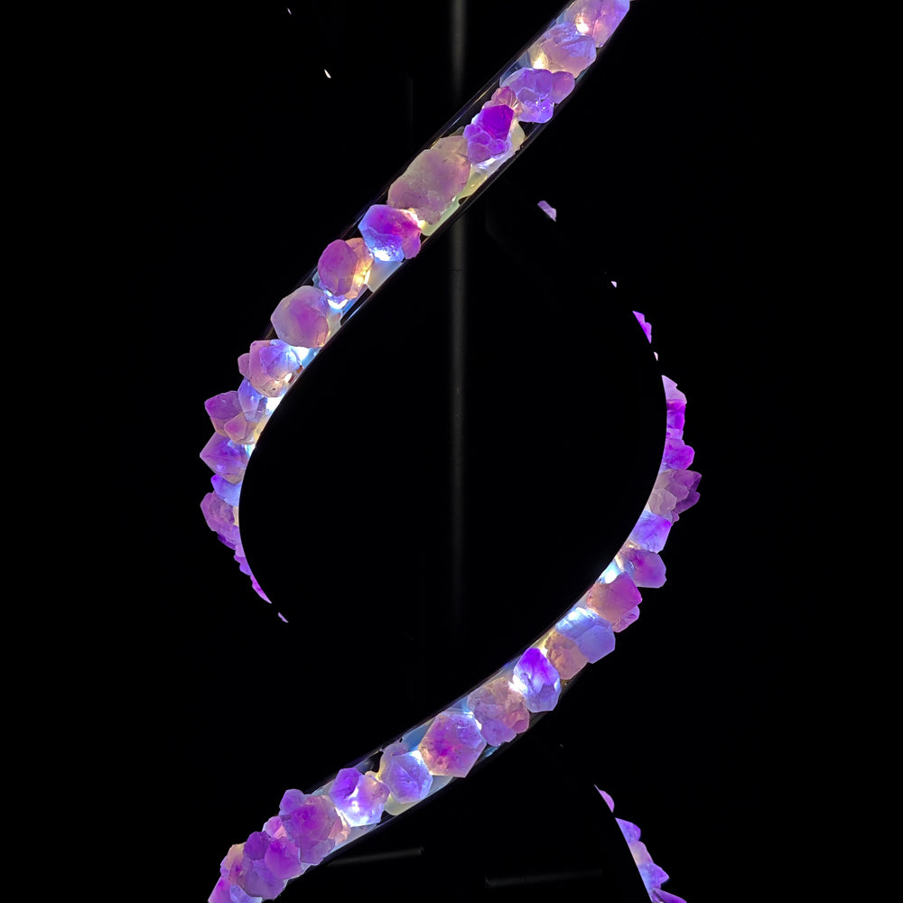 DNA Amethyst Seeds Lamp