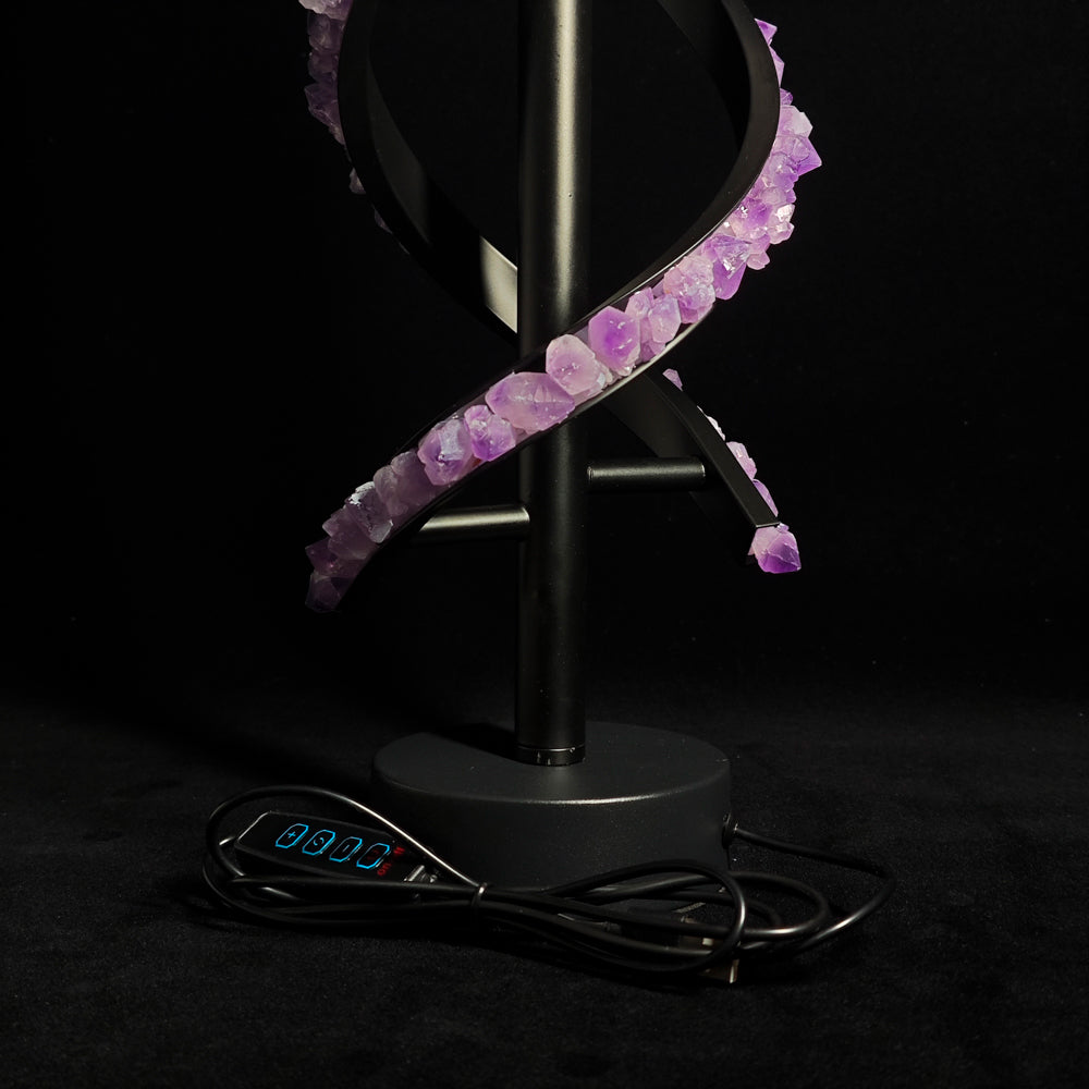 DNA Amethyst Seeds Lamp