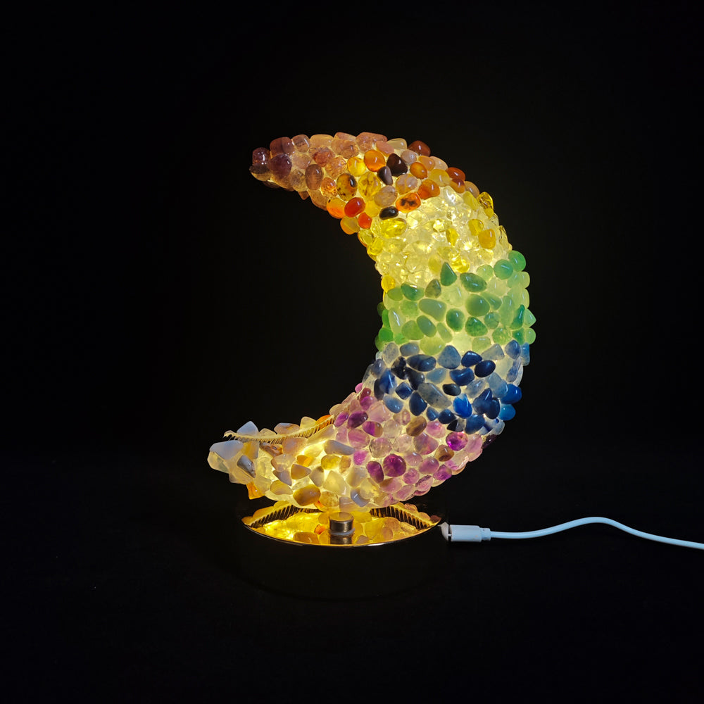 Rainbow Tumbled Stone Lamp Night Lights