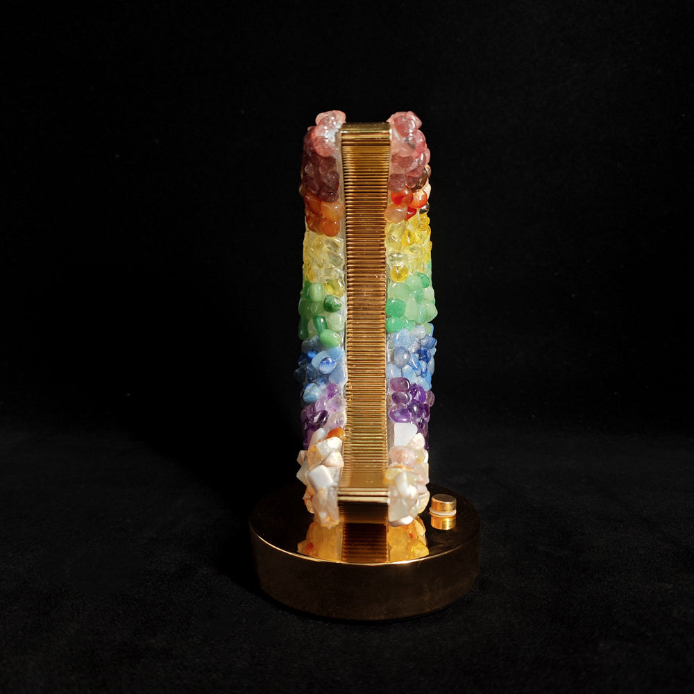 Rainbow Tumbled Stone Lamp Night Lights