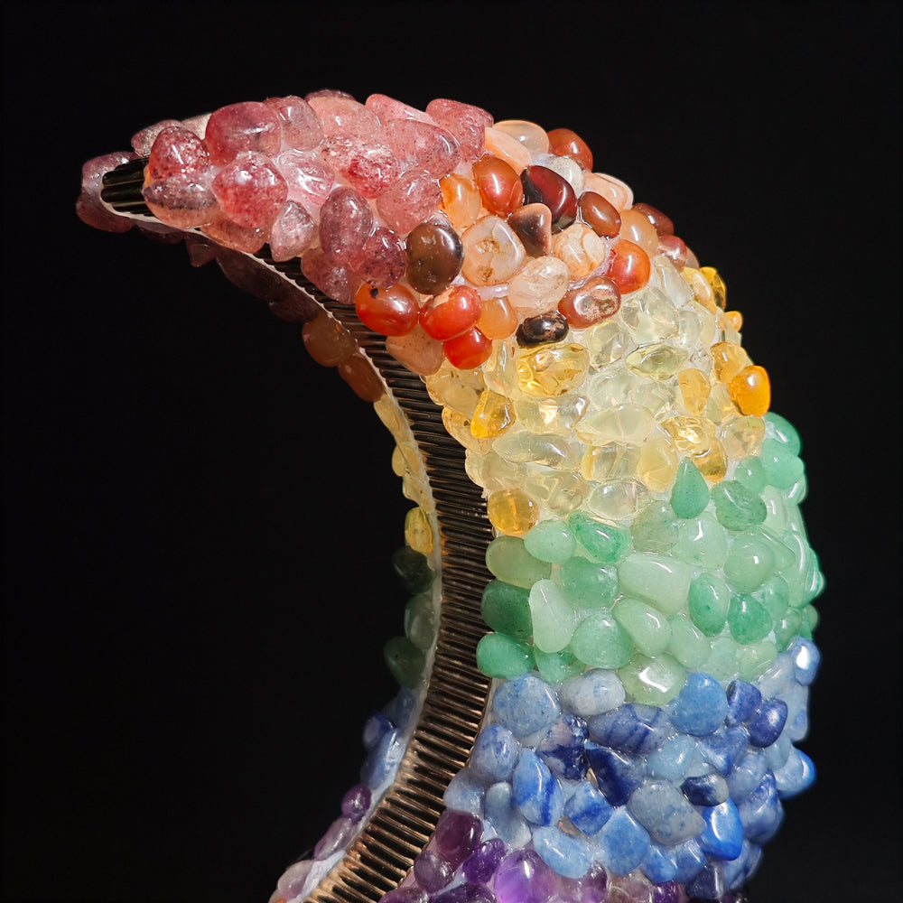 Rainbow Tumbled Stone Lamp Night Lights