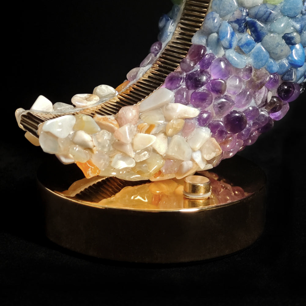 Rainbow Tumbled Stone Lamp Night Lights