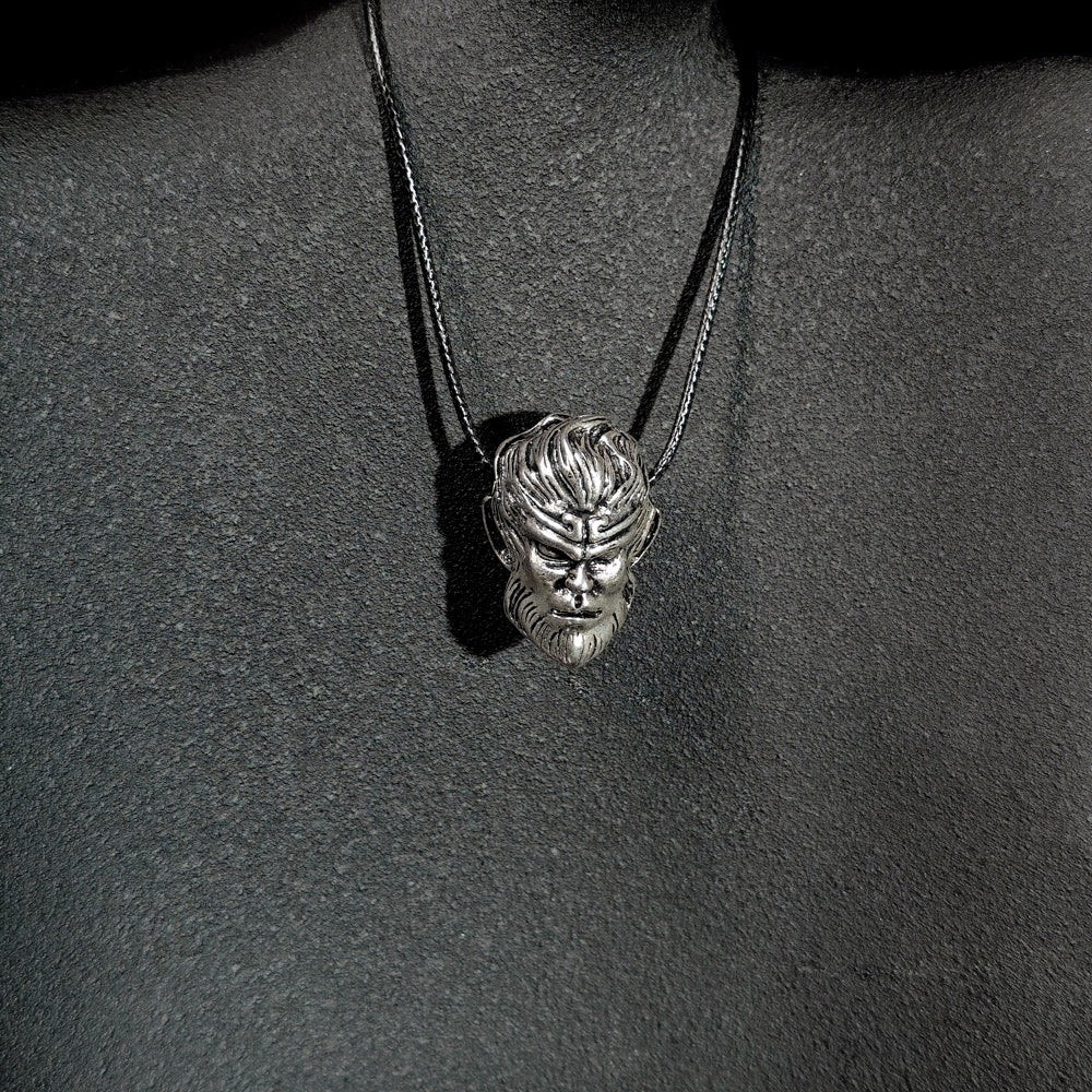 Black Mythology Monkey King Pendant Necklace