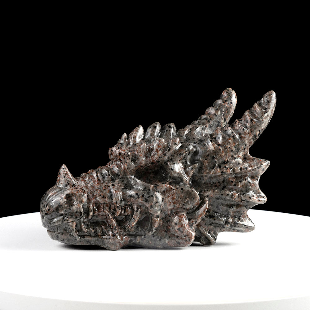 Yooperlite Dragon Head Carving