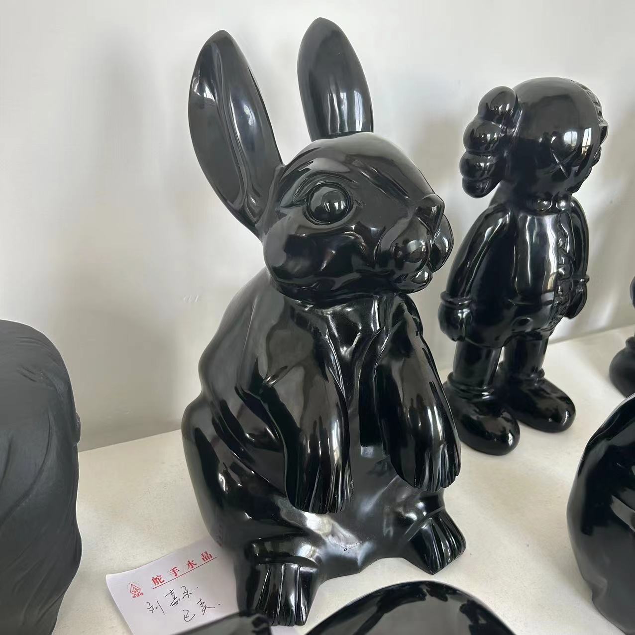 Black Obsidian Bunny - Kindfull Crystal