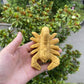 Yellow Jade Scorpion Mineral Specimen Crystal Carving Scorpion Carving Crystal Sculpture Reiki Healing