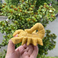 Yellow Jade Scorpion Mineral Specimen Crystal Carving Scorpion Carving Crystal Sculpture Reiki Healing