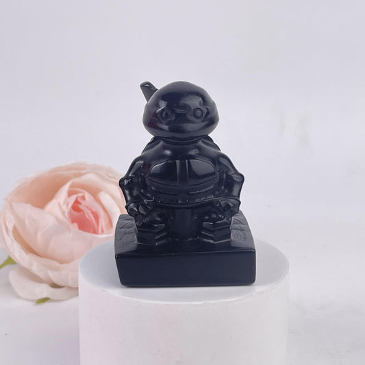 Black obsidian tortoise