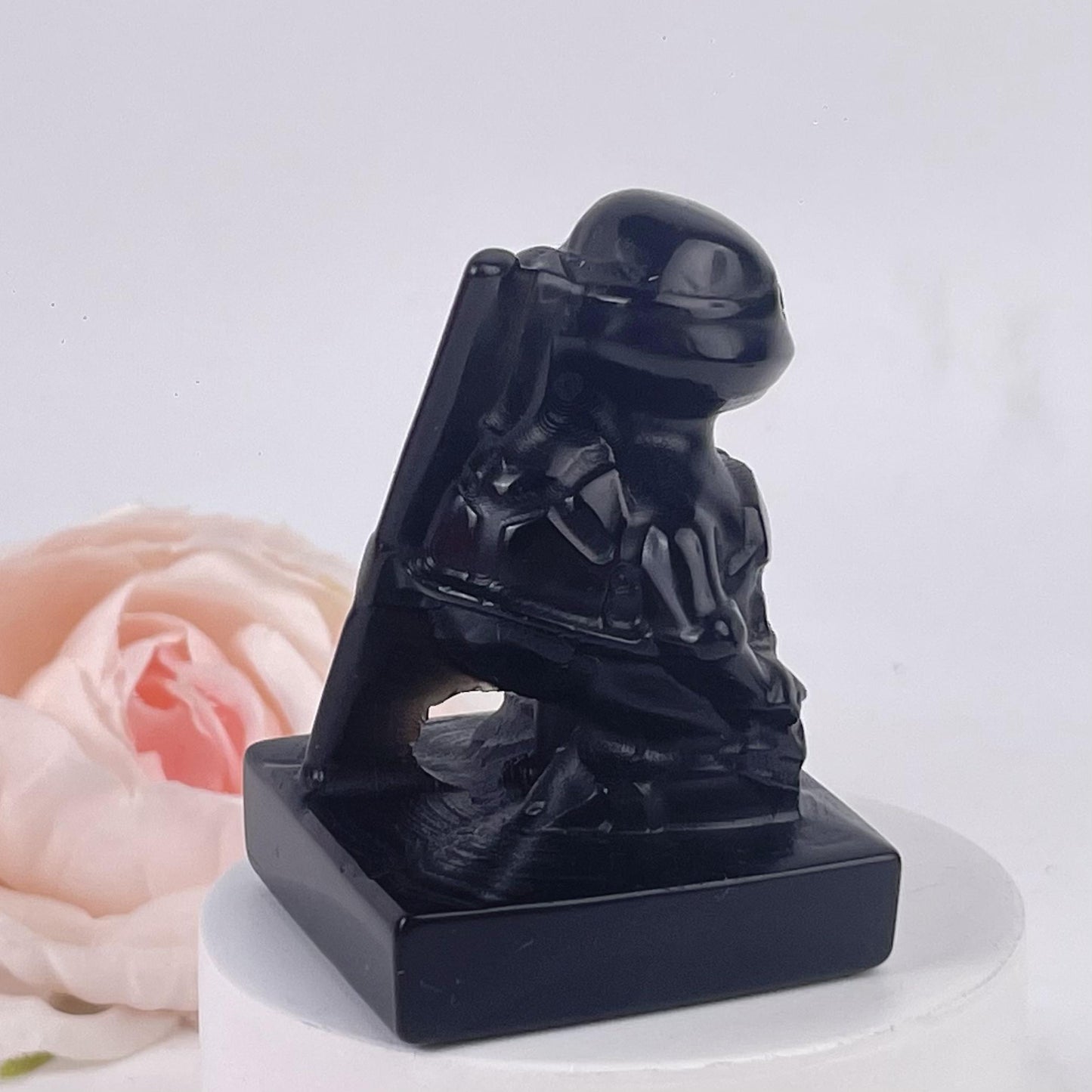 Black obsidian tortoise