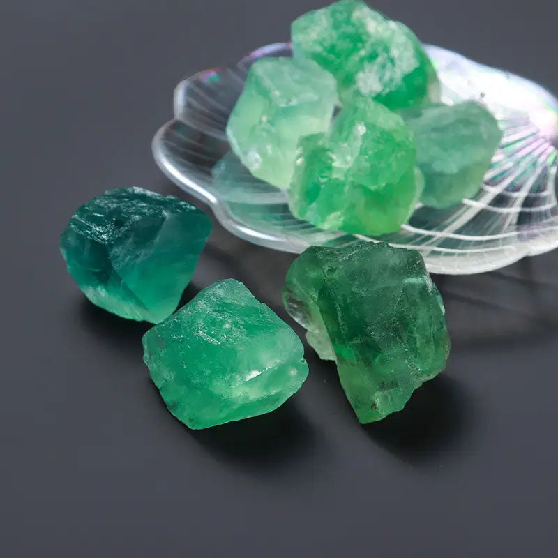 Green Fluorite Raw Stone-1KG