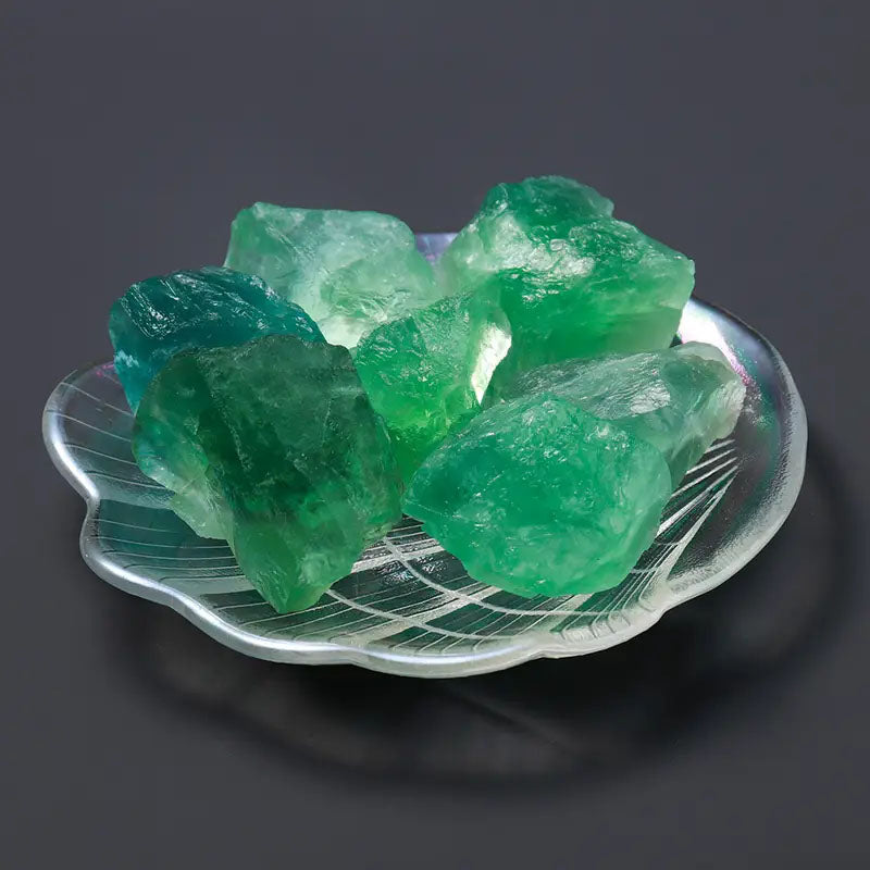 Green Fluorite Raw Stone-1KG