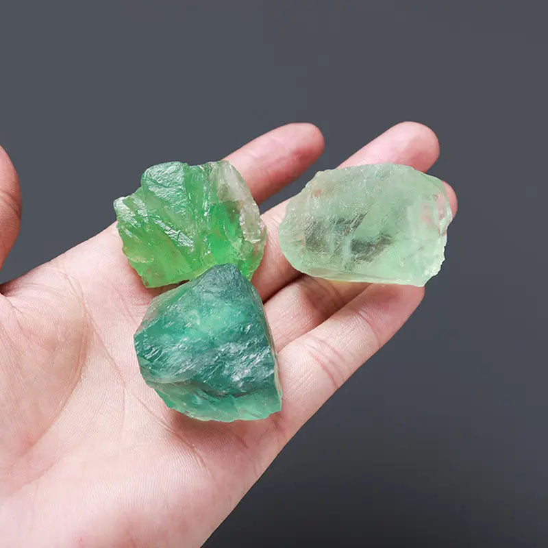 Green Fluorite Raw Stone-1KG
