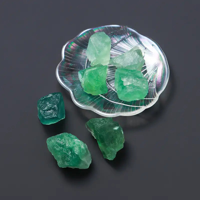 Green Fluorite Raw Stone-1KG