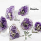 Amethyst Cluster Miner Ornament-1KG